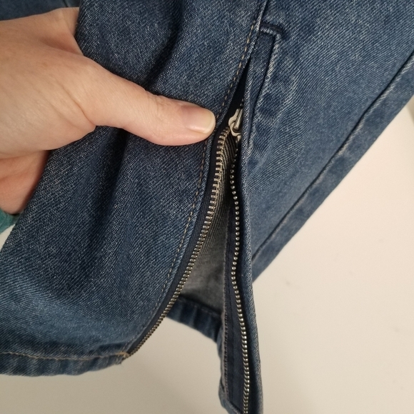 NWT ROTATE Jada Jeans High Waist Zipper Ankle Flare Organic Cotton Size 6 - Picture 16 of 16